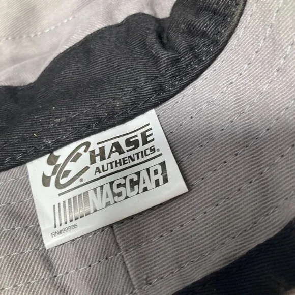 Mens Chase Authentics RCR Nascar Bucket Hat #3‎ Black Gray Cotton OSFM - Picture 6 of 8